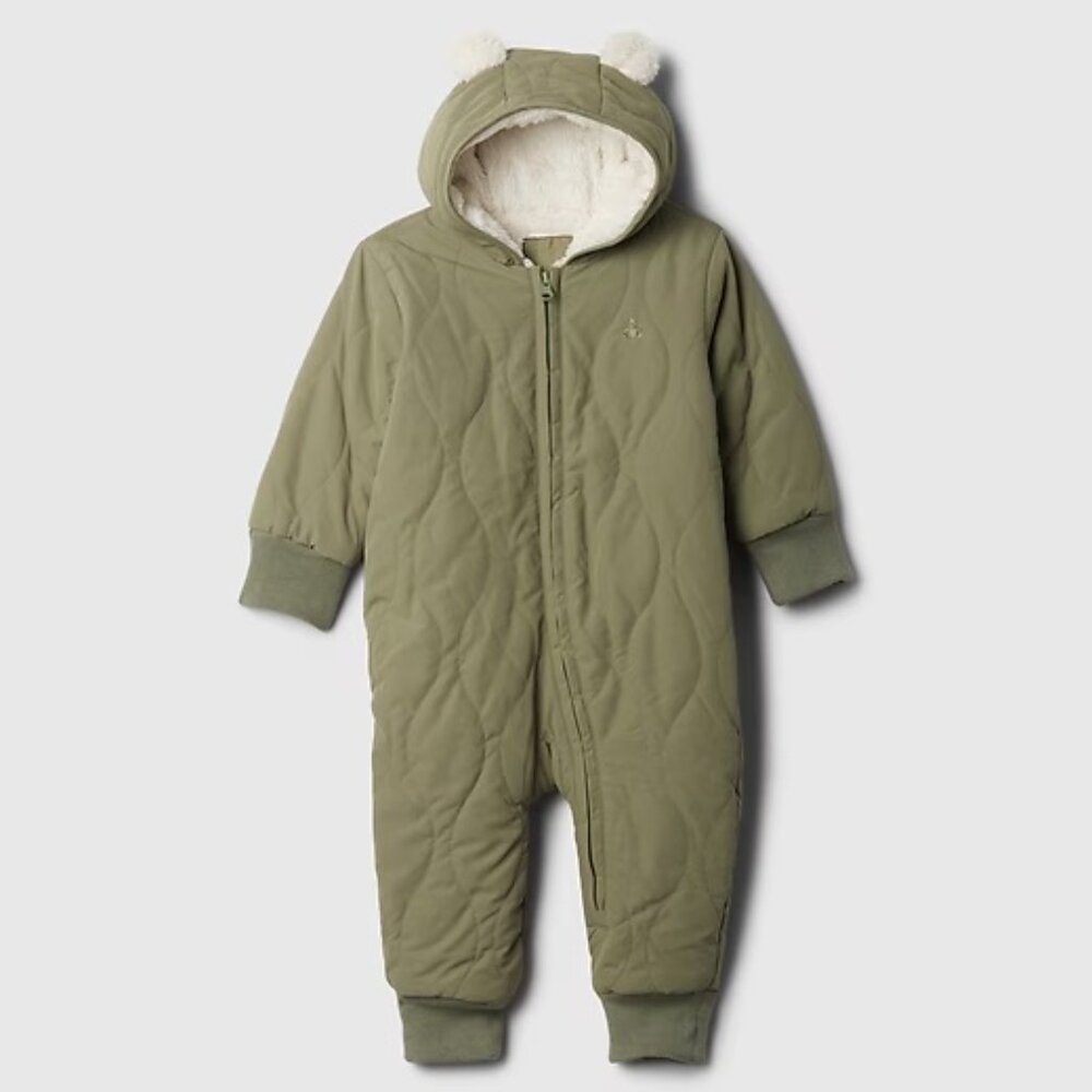 Baby Quilted Sherpa One-Piece